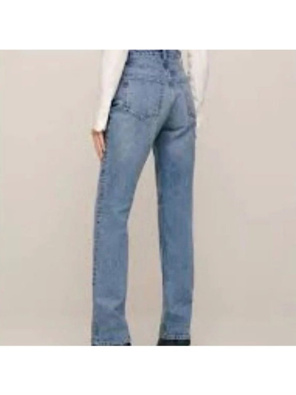 Camille Rowe x Reformation Straight Denim Jean 27 Button Fly Streetwear Designer - Picture 2 of 6